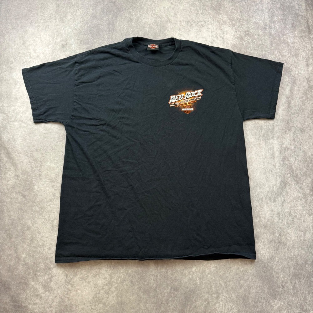 Harley-Davidson Red Rock Las Vegas Rock Hard Ride Harder Graphic XL